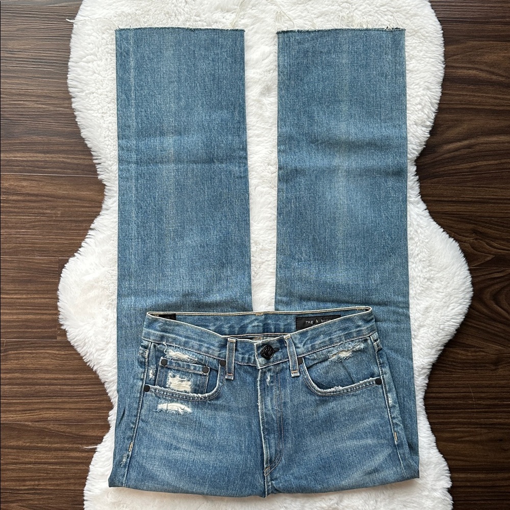 NWOT Rag & Bone Straight Jean in Shaker size 25/0 - Picture 3 of 9